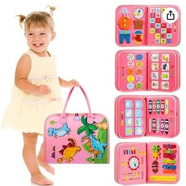 Winblo Toddler Busy Board – Montessori Toys for Toddler