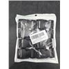 Image 2 : Black Plastic Side Release Buckles, 8 Pcs