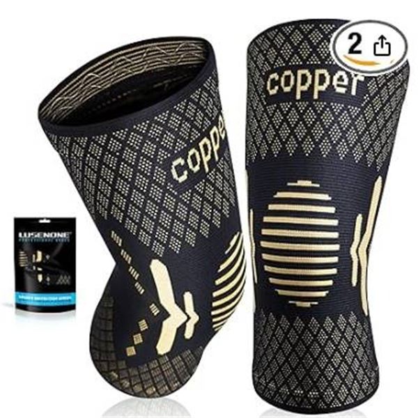 Lusenone Sports Protection Series Copper Knee Brace Size L