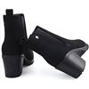 Image 1 : Jiabasic Women’s Black Heeled Boots, Size 7 (EU 38), Art. No. 6102S03