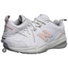 Image 1 : New Balance WX608WP5 Women’s Training Shoes – Size 8.5 D Wide – White/Pin