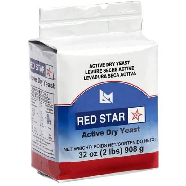 Red Star Active Dry Yeast 32 oz (2 lbs) Package