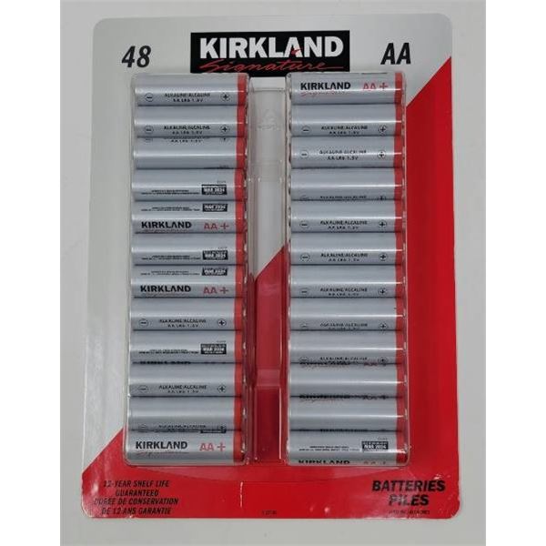 Kirkland Signature 48 Pack AA Alkaline Batteries