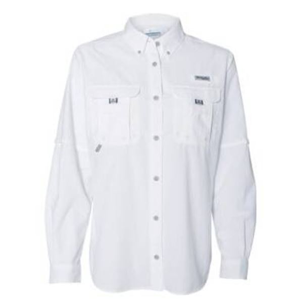 Columbia PFG Bahama II LS Women’s Shirt Size XL White