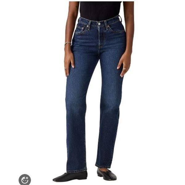 Levi’s 501 Curve Stretch Jeans, 33×30, High Rise, Straight Leg