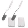 Image 1 : Joseph Joseph Flex Lite Toilet Brush with Holder, Set of 2