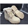 Image 2 : Womens Snow Boots Waterproof Warm Fur Lined Ankle Booties, Size 37, Beige