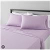 Image 1 : CGK Linens Microfiber 4-Piece King Size Sheet Set