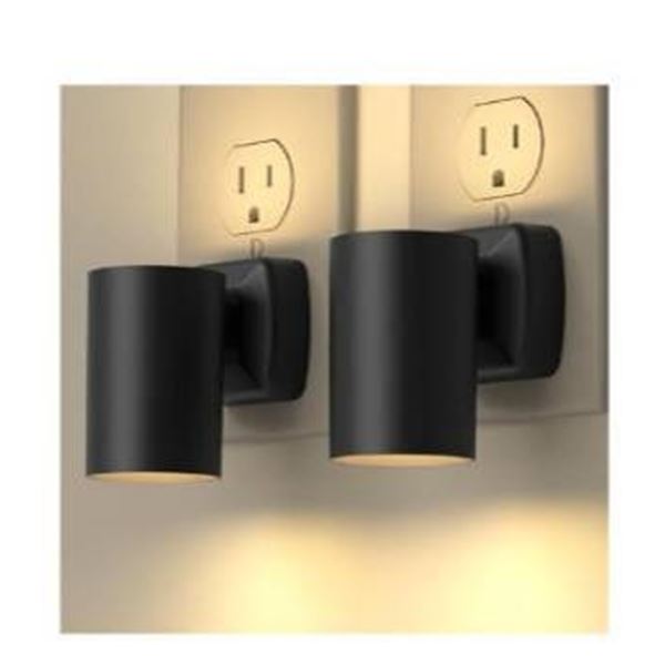 ETL-Certified LED Night Light Plug-in with Dusk to Dawn Sensor – 2 Pack