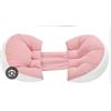 Image 1 : Pink Polyester Fiber Pregnancy Pillow – GB18401-2010 Compliant