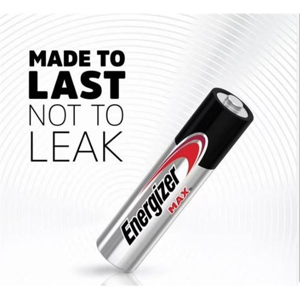 4 Packs Energizer Max AAA Batteries, 4-Count Each
