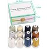 Image 1 : New Brothread 12-Color Embroidery Thread Spools Set