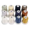 Image 2 : New Brothread 12-Color Embroidery Thread Spools Set