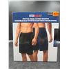 Image 2 : XXL  32 Degrees Heat Men’s 2-Pack Lounge Shorts in Black and Navy