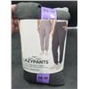 Image 2 : XS Lazypants Women’s High Waist Joggers,, 2-Pack, Gray and Black
