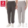 Image 1 : XS Lazypants Women’s High Waist Joggers,, 2-Pack, Gray and Black