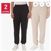 Image 1 : M/M Lazypants Women’s High Waist Joggers 2-Pack in