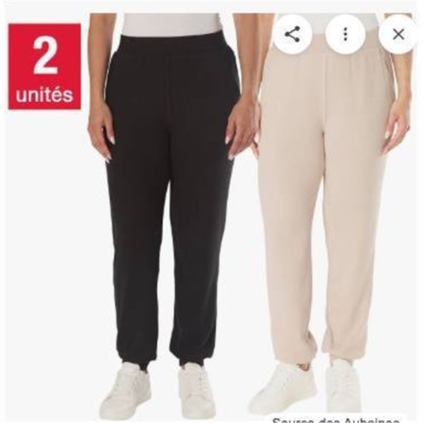 M/M Lazypants Women’s High Waist Joggers 2-Pack in