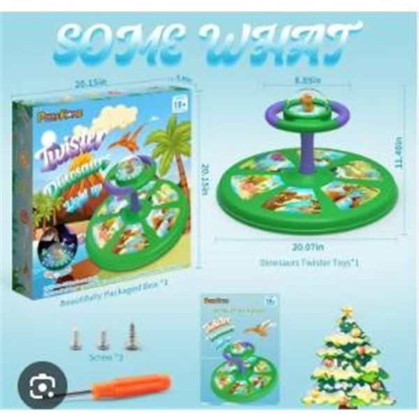 Perry Home Twister Dinosaurs Spin-Up Game for Ages 18+ Months