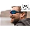 Image 2 : Wiley X WX Boss Matte Black Frame Sunglasses with Captivate Polarized Blue Mirror Lenses