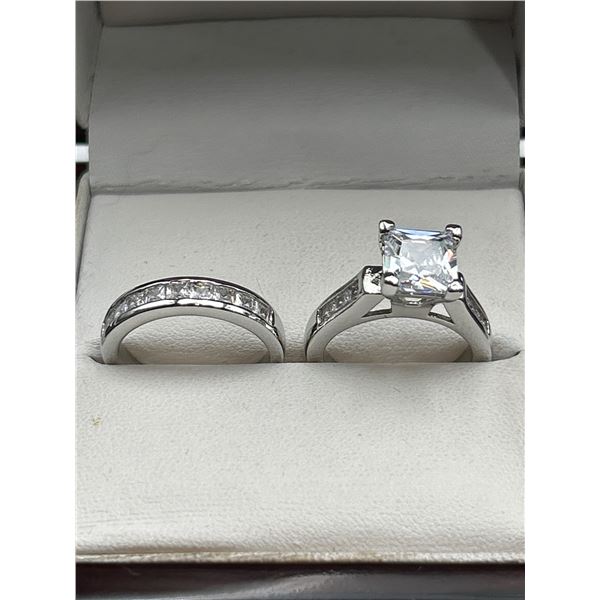 Ladies’ 1.2 Carat Solitaire Engagement and Wedding Band Set