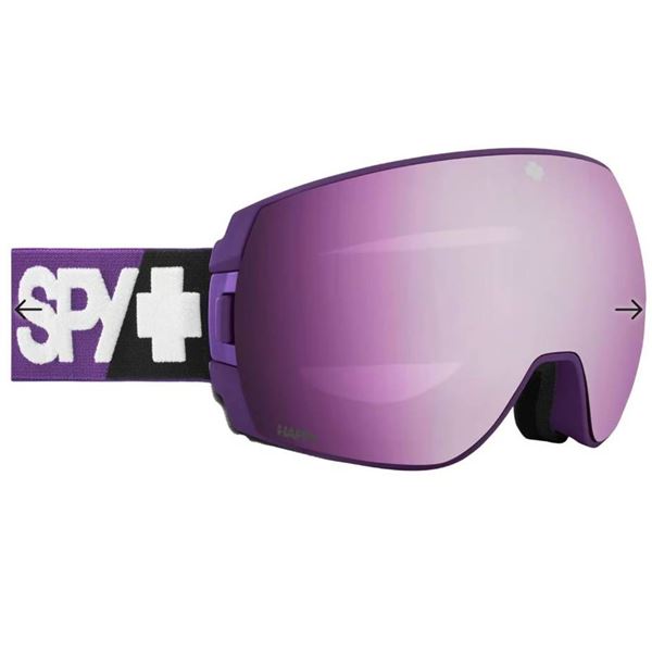 Spy Legacy SE Snow Goggles With Happy Rose Violet Mirror Lenses and Extras