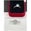 Image 8 : $1870 APPRAISED – BLUE 3.0 CARAT MOISSANITE SOLITAIRE RING