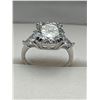 Image 1 : $3000 APPRAISED – 5.0 CARAT MOISSANITE SOLITAIRE RING