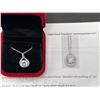 Image 8 : $1585 APPRAISED 2.0 CARAT SOLITAIRE PENDANT & CHAIN SET