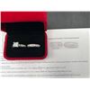 Image 8 : $1990 APPRAISED 2.0 CARAT MOISSANITE SOLITAIRE WEDDING RING SET