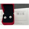 Image 6 : $2890 APPRAISED 6.0 CARAT MOISSANITE EARRING SET