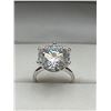 Image 1 : $4800 APPRAISED 10.0 CARAT MOISSANITE SOLITAIRE RING