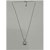 Image 2 : $1130 APPRAISED 1.0 CARAT MOISSANITE PENDANT & CHAIN SET