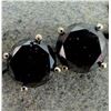 Image 3 : $1700, 14K(1.24g), BLACK DIAMOND (2.4ct)EARRING, appraised value $1700