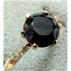 Image 4 : $2100, 10K(1.4g), BLACK DIAMOND (1.2+0.05ct)RING, size 6.75, appraised value $2100, ring resizeable 