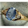 Image 2 : $1355, 10K(1.55g), SAPPHIRE (1.1ct), DIA (0.04ct)RING, size 7.5, appraised value $1355, ring resizea