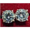 Image 1 : $2375, 14K(1.08g), LAB DIAMOND (1.85ct)EARRING, appraised value $2375