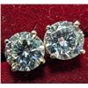 Image 2 : $2375, 14K(1.08g), LAB DIAMOND (1.85ct)EARRING, appraised value $2375