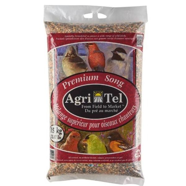 Agri-Trel Premium Songbird Feed, 15 kg (33.07 lbs)