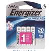 Image 1 : Lot of 6 Energizer Ultimate Lithium AA  Batteries Pack of 4, 20-Year Shelf