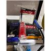 Image 1 : Lot Of Hockey Accessories Including CCM Socks, Elite Hockey Guards, and Biosteel Bottle