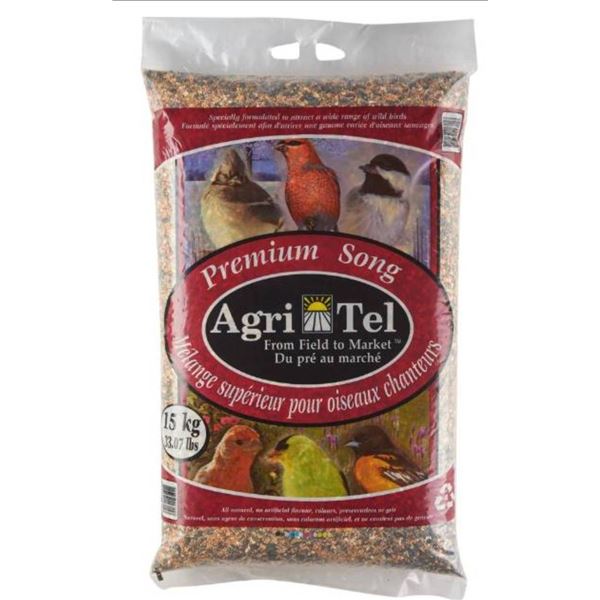 Agri-Trel Premium Songbird Feed, 15 kg (33.07 lbs)