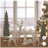 Image 1 : Deer Family with Trees – Set of 6