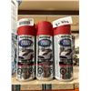 Image 2 : Rust-Oleum Peel Coat Matte Red Spray 312g – Set of 3