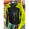 Image 2 : Olympia Motorsports Motorcycle Jacket, Black/Yellow, Medium