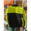 Image 3 : Olympia Motorsports Motorcycle Jacket, Black/Yellow, Medium