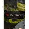Image 4 : Olympia Motorsports Motorcycle Jacket, Black/Yellow, Medium