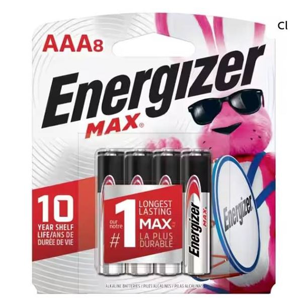 Lot of 6 Energizer MAX AA Batteries (8-Count Packs)