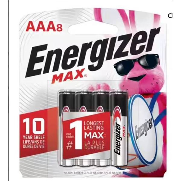 Lot of 6 Energizer MAX AA Batteries (8-Count Packs)