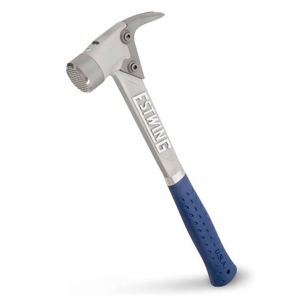 Estwing AL-Pro Forged Aluminum Hammer with Steel Face and Interlocking Claw